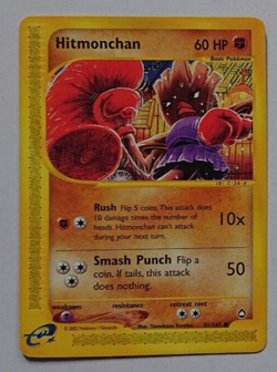 POKEMON Hitmonchan 81/147 card 60 HP ENG near mint No Charizard pokemon as new - Image 1
