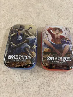 One Piece Card Game Mini-Tin 2 TINS VOL 2 FACTORY SEALED UNOPENED NEW - Image 3