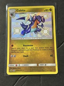 Gabite SV39/SV94 Shiny Holo Rare Hidden Fates: Shiny Vault Pokemon Card - Image 1