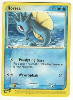 POKEMON HORSEA 58/97 - EX DRAGON CARD - NEAR MINT / MINT - LOOK !!!! - Image 1