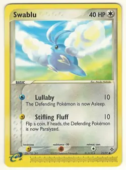 POKEMON SWABLU 75/97 - EX DRAGON CARD - NEAR MINT / MINT - LOOK !!!!!! - Image 1