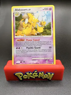 Alakazam Holo Pokemon Card LV.47 2/123 Mysterious Treasures NM - Image 1