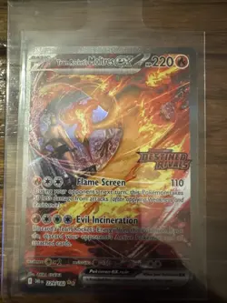 Team Rocket's Moltres ex - (Destined Rivals Stamp) 229/182 Miscellaneous Cards & - Image 1