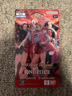 ONE PIECE Card Game EB-03 Heroines Sleeved Booster Pack LOT of 25 NEW Sealed - Image 2