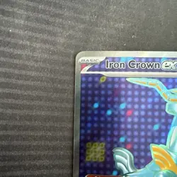 Pokemon TCG Iron Crown EX Holo Ultra Rare Card Temporal Forces 191/162 - Image 2