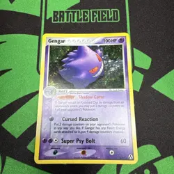 Pokemon TCG Gengar 5/92 EX Legend Maker 2006 Holo Rare Card MP - Image 1