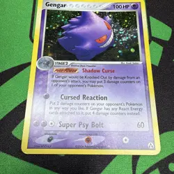 Pokemon TCG Gengar 5/92 EX Legend Maker 2006 Holo Rare Card MP - Image 3