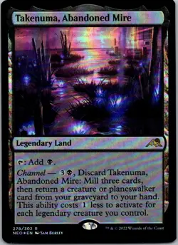 Takenuma, Abandoned Mire R Kamigawa: Neon Dynasty 278 NM Foil - Image 1