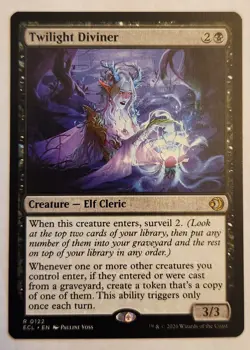Twilight Diviner Lorwyn Eclipsed Regular Rare NM+ - Image 1