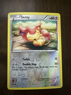 Skitty 113/149 Boundaries Crossed Pokemon Common Reverse Holo Near Mint - Image 1