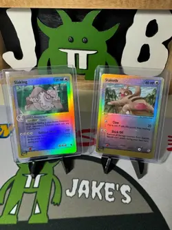 2003 Pokemon Ruby & Sapphire Ex Slaking & Slakoth Reverse Holo - Image 2