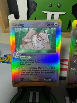 2003 Pokemon Ruby & Sapphire Ex Slaking & Slakoth Reverse Holo - Image 3