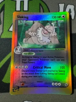 2003 Pokemon Ruby & Sapphire Ex Slaking & Slakoth Reverse Holo - Image 5