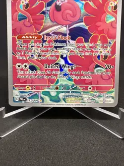 Pokemon TCG Flamigo 227/193 Illustration Rare Scarlet & Violet Paldea Evolved - Image 4