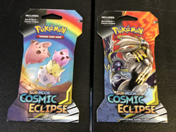 (2) 2019 POKEMON SUN & MOON COSMIC ECLIPSE BLISTER BOOSTER PACK - sealed! NEW! - Image 2