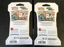 (2) 2019 POKEMON SUN & MOON COSMIC ECLIPSE BLISTER BOOSTER PACK - sealed! NEW! - Image 3
