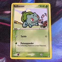 Pokemon TCG Bulbasaur 45/100 Crystal Guardians LP - Image 1