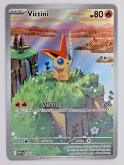 2025 Pokemon - Victini #208 - Black Star Promo [NM] - Image 1