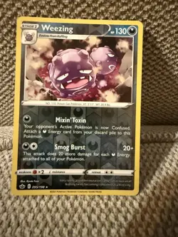 Weezing - 095/198 - SWSH Chilling Reign - Pokemon - Reverse Holo (Rare) - NM/M - Image 1