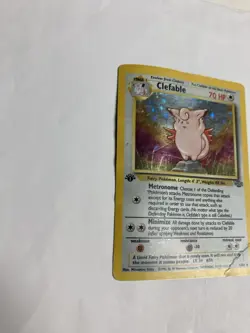 Pokemon TCG Clefable Jungle 1st Edition 1/64 Holo Rare HP - Image 5