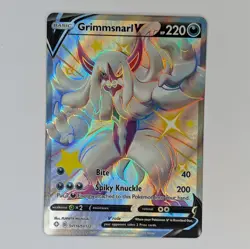 Grimmsnarl V SV116/SV122 Shining Fates Holo Ultra Rare Full Art Pokemon TCG NM - Image 1