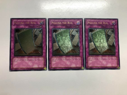 USA Seller Yugioh 3 X Pulling The Rug STON-EN060 Ultimate Rare 1st Editon VLP/NM - Image 1