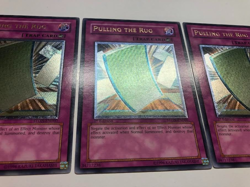 USA Seller Yugioh 3 X Pulling The Rug STON-EN060 Ultimate Rare 1st Editon VLP/NM - Image 4