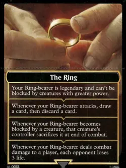 The Ring Helper Card H 0013 Magic Lord of the Rings LoTR - Image 1