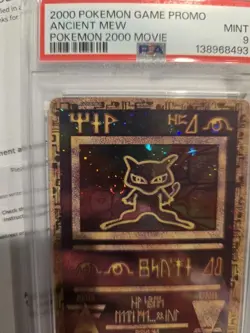 Ancient Mew 1 Miscellaneous Cards & Products Holo PSA 9 Mint W/ 2x SWIRL🌀🌀 - Image 1