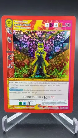 Casey Jones 13/165 MetaZoo Seance 1st Edition Full Holo Card NM/MINT - Image 1