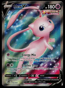 Pokemon Card - Mew V Fusion Strike 250/264 Ultra Rare - Image 1