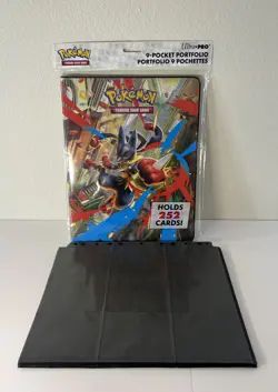 Mega Evolution 9 Pocket Portfolio Pokemon Binder Lucario With 9 Extra Card Pages - Image 1