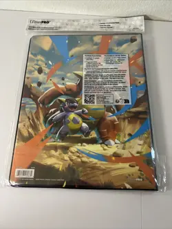 Mega Evolution 9 Pocket Portfolio Pokemon Binder Lucario With 9 Extra Card Pages - Image 5