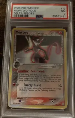 Pokemon Mewtwo EX Delta Species Holo Rare Card 12/113 NM Condition - Image 1