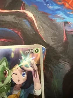 Pokemon TCG S-Chinese Sprigatito 0109/09 Rare Holo Card Perfect for Collectors - Image 3