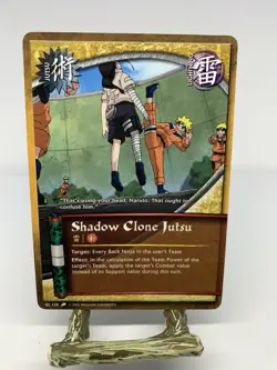 Shadow Clone Jutsu 128 Naruto CCG Rare Shonen Jump’s Card - Image 1