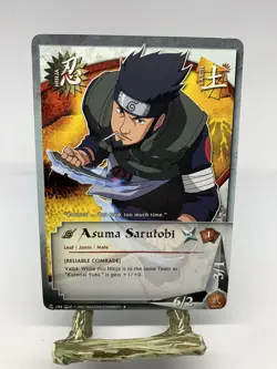 Asuma Sarutobi 194 Naruto CCG Rare Shonen Jump’s Card - Image 1