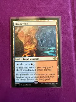 Steam Vents Lorwyn Eclipsed Regular MTG Magic The Gathering Non Basic Land - Image 1