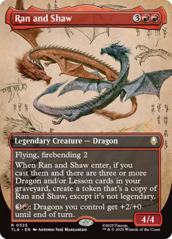 Ran and Shaw (REGULAR) x1 - MTG Avatar: The Last Airbender TLA #325 - Image 1