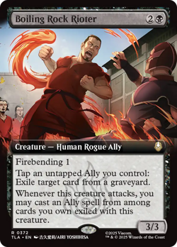 Boiling Rock Rioter (FOIL) x1 - MTG Avatar: The Last Airbender TLA #372 - Image 1