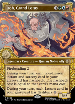 Iroh, Grand Lotus (FOIL) x1 - MTG Avatar: The Last Airbender TLA #349 - Image 1