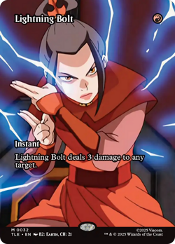 Lightning Bolt (FOIL) x1 - MTG Avatar: The Last Airbender Eternal TLE #32 - Image 1