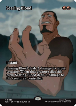 Searing Blood (REGULAR) x1 - MTG Avatar: The Last Airbender Eternal TLE #35 - Image 1