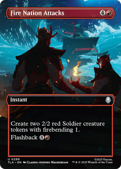 Fire Nation Attacks (FOIL) x1 - MTG Avatar: The Last Airbender TLA #299 - Image 1