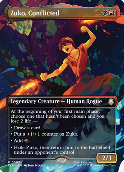 Zuko, Conflicted (FOIL) x1 - MTG Avatar: The Last Airbender TLA #302 - Image 1