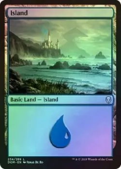 MTG: Island 254/269 - Dominaria - Common - Foil - New - NM/M - Image 1
