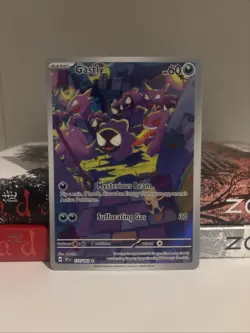 Pokemon TCG Gastly Scarlet Violet Temporal Forces 177/162 IR NM - Image 1