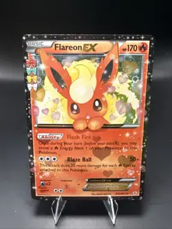 Pokemon TCG Flareon EX Holo Rare Card Radiant Collection RC6/RC32 - Image 1