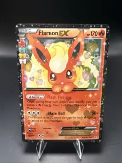 Pokemon TCG Flareon EX Holo Rare Card Radiant Collection RC6/RC32 - Image 2