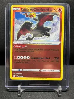 Radiant Charizard 020/159 Holo Rare Pokemon 2023 Crown Zenith NM - Image 1